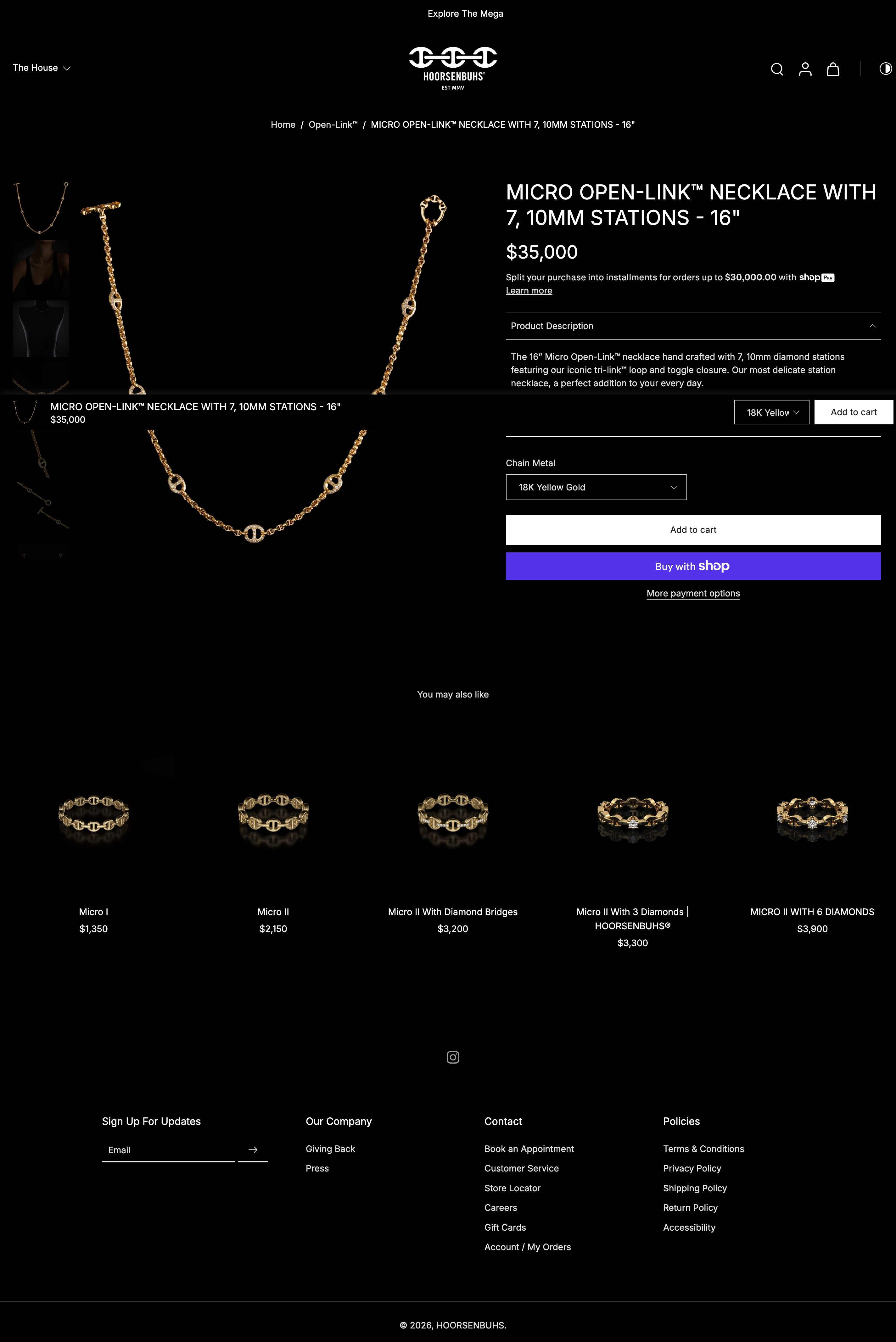 HOORSENBUHS product page